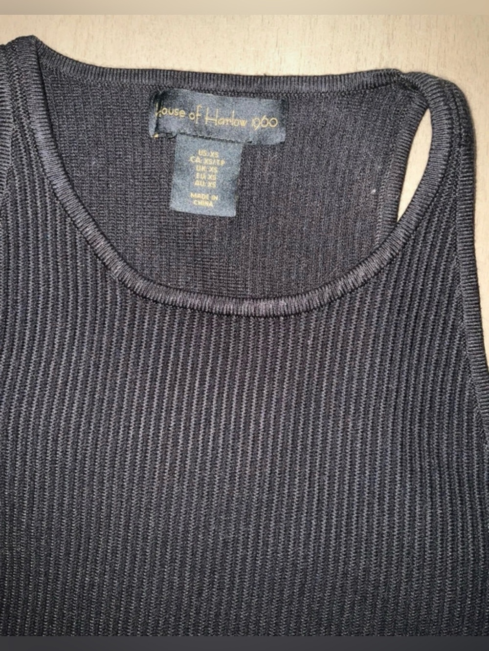 House of Harlow 1960 Ribbed 2PC Set Crop + Skirt - Picture 2 of 12